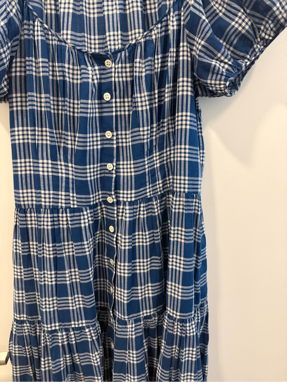 Doen Valenne Dress in Dorset Plaid size S - Picture 3 of 10